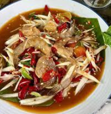 ตำกุ้งสด